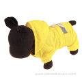 Pet clothes raincoat with cute Double-deck raincoat